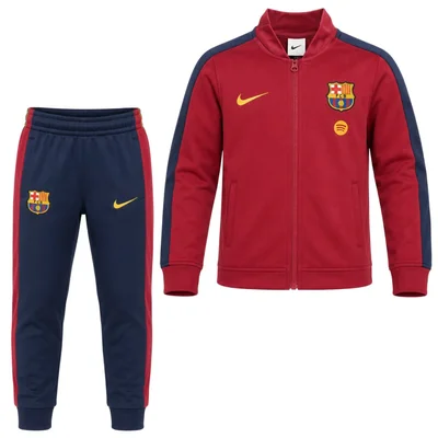 FC Barcelona Strike trainingspak kleuters 2026-2027 lichtgroen donkerblauw rood Nike